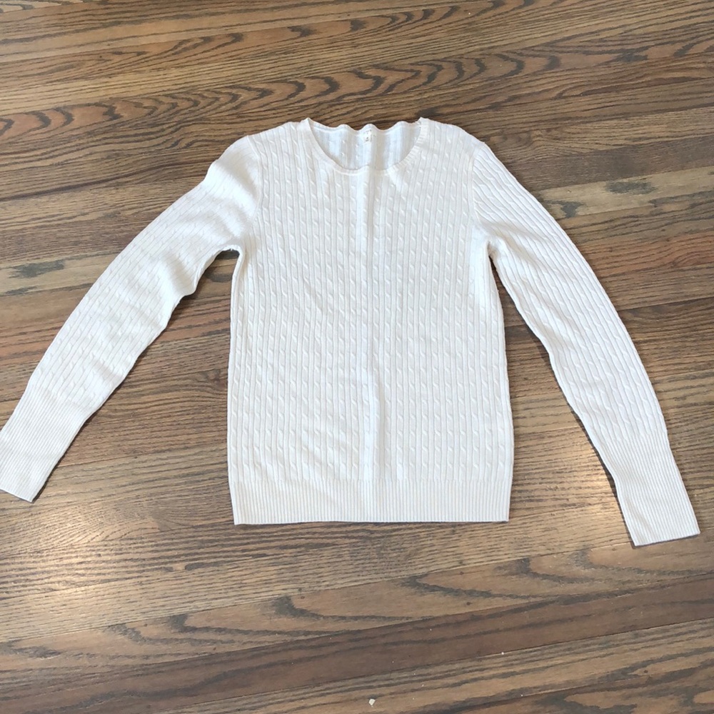 Cream sweater